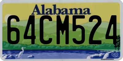 AL license plate 64CM524
