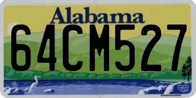 AL license plate 64CM527