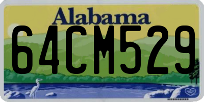 AL license plate 64CM529