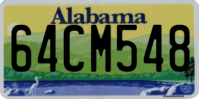 AL license plate 64CM548
