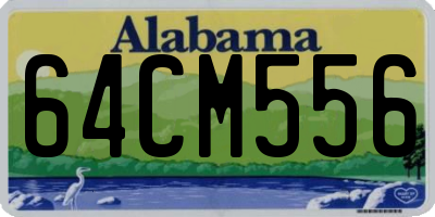 AL license plate 64CM556
