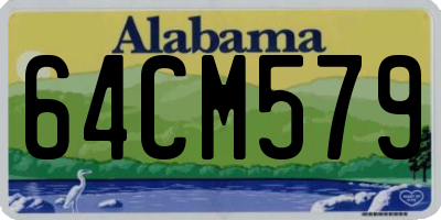 AL license plate 64CM579