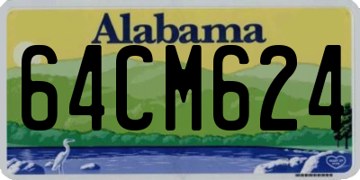 AL license plate 64CM624