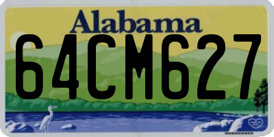 AL license plate 64CM627