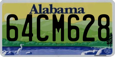 AL license plate 64CM628
