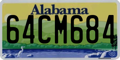 AL license plate 64CM684