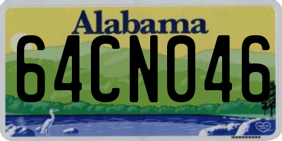 AL license plate 64CN046