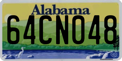 AL license plate 64CN048