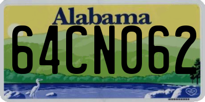 AL license plate 64CN062