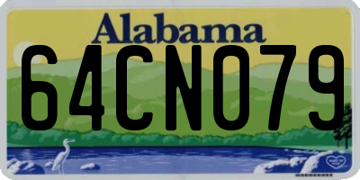AL license plate 64CN079