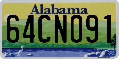 AL license plate 64CN091