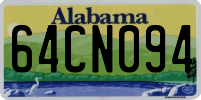 AL license plate 64CN094