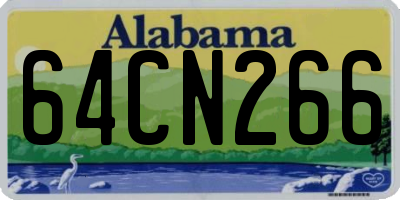AL license plate 64CN266