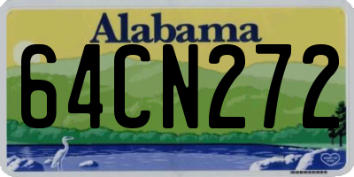 AL license plate 64CN272