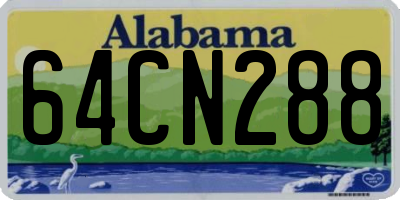 AL license plate 64CN288