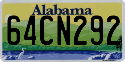 AL license plate 64CN292
