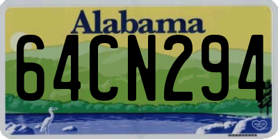 AL license plate 64CN294