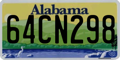 AL license plate 64CN298