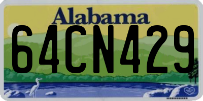 AL license plate 64CN429