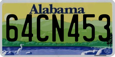 AL license plate 64CN453