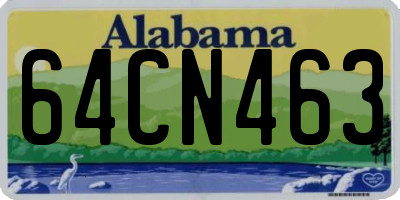 AL license plate 64CN463