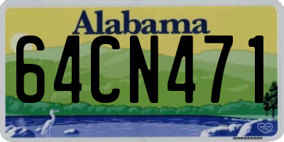 AL license plate 64CN471