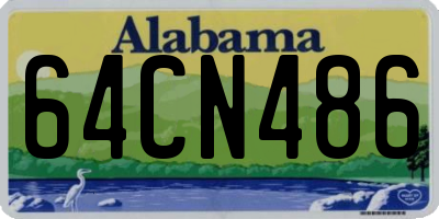 AL license plate 64CN486