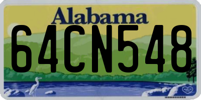 AL license plate 64CN548