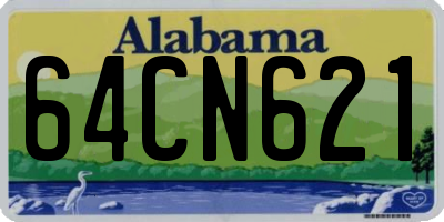 AL license plate 64CN621