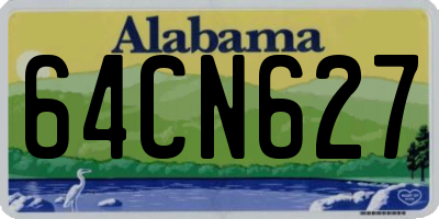 AL license plate 64CN627