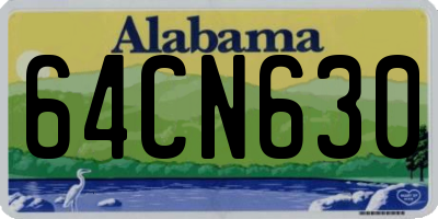 AL license plate 64CN630