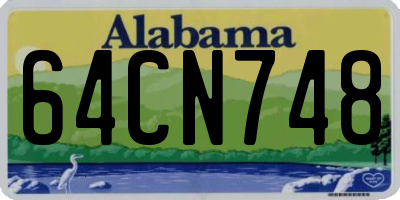 AL license plate 64CN748