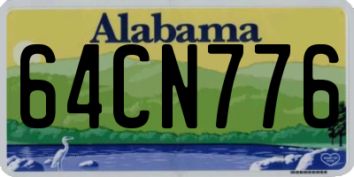 AL license plate 64CN776