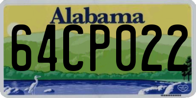 AL license plate 64CP022