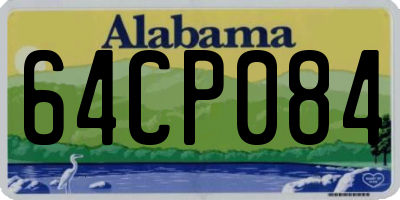 AL license plate 64CP084