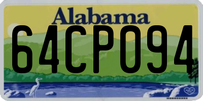 AL license plate 64CP094