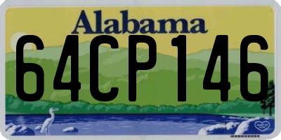 AL license plate 64CP146