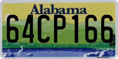 AL license plate 64CP166