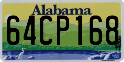 AL license plate 64CP168