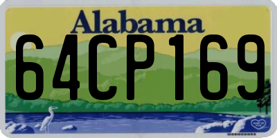 AL license plate 64CP169