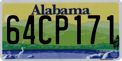 AL license plate 64CP171