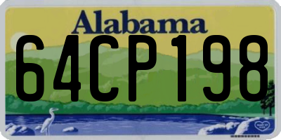 AL license plate 64CP198