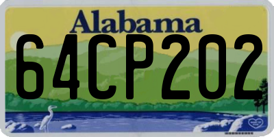AL license plate 64CP202