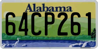 AL license plate 64CP261