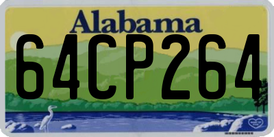 AL license plate 64CP264