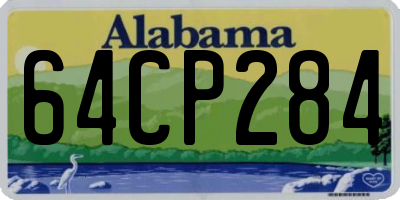 AL license plate 64CP284
