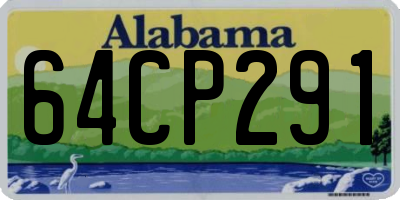 AL license plate 64CP291