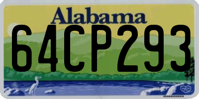 AL license plate 64CP293