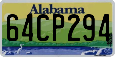 AL license plate 64CP294