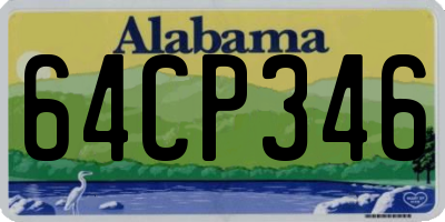AL license plate 64CP346